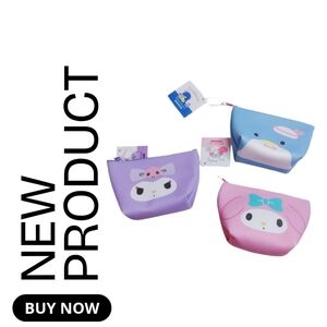 NEW Sanrio Cosmetic Pouches Set